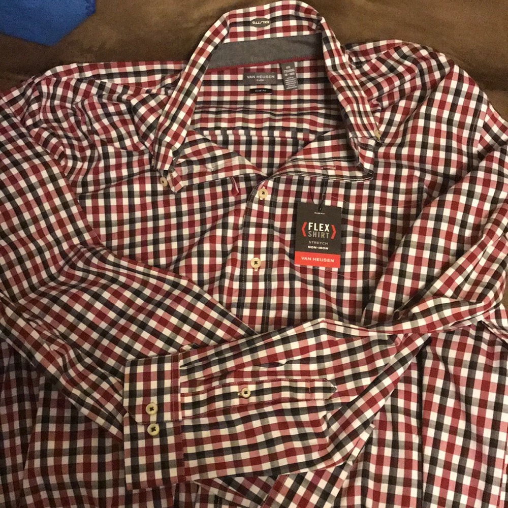 Men’s plaid L/S shirt